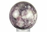 Deep Purple Lepidolite Sphere - Madagascar #258138-1